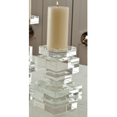 Brilliant Pillar Crystal Candlestick