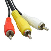 3 ft. 3 RCA Composite 5mm Video and Left/Right Audio Cable