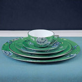 Chinoiserie Green Teacup
