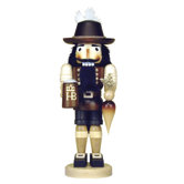 Natural Wood Dark Colored Bavarian Nutcracker