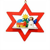 Angle with Tree and Doll Carriage in Red Star