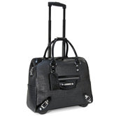 Multi Textured Roller Briefcase