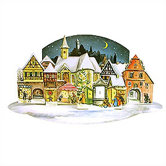 1955 Market and Church Advent Calendar