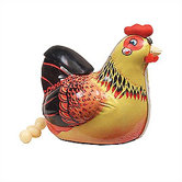 Tin Hen and Eggs Toy