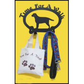 "Time For a Walk" Leash Hook