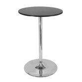 Black Chrome Pub Table