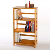 Studio 42" H Home Office Four Tier Bookshelf