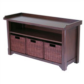 Wooden Storage Bench