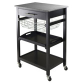Julia Kitchen Cart with Granite Top