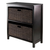 Terrace 3 Tier Storage Shelf with 2 Large Baskets