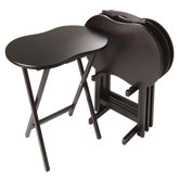 Skippy TV Table Set with Stand (Set of 4)