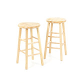 Basics 24" Natural Barstool (Set of 2)