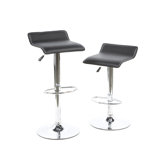 Adjustable Airlift Bar Stool Set of 2