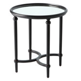 Mirrored End Table