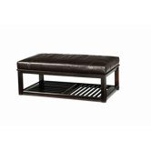 Pullman Leather Cocktaill Ottoman