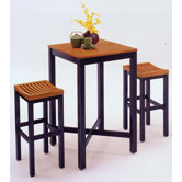 Countour Black & Oak Pub Set