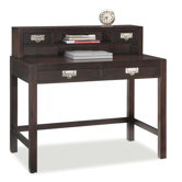 City Chic Student Desk and Hutch Combo with 2 Drawers on Desk