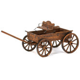 Uncovered Wagon Statue