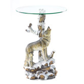 Howling Wolf End Table