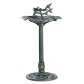 Verdant Pedestal Birdbath