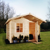 Escape Log Cabin with Opening Windows