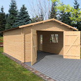 Garage Log Cabin