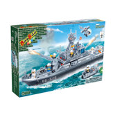 858 Piece Frigate Battleship Block Set