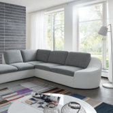 3-er Sofa "Shine" mit Ottoman