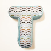 Puppy Pal Boy Letter Pillow "T"