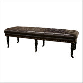 Baxton Studio Lexington Bonded Leather Bench