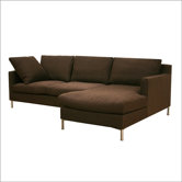 Baxton Studio Palmyra Twill Sectional