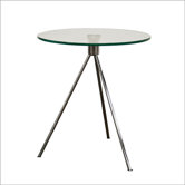 Baxton Studio Triplet End Table