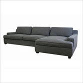 Baxton Studio Kaspar Cotton Sectional
