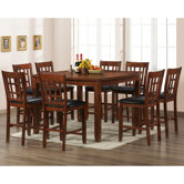Baxton Studio 7 Piece Counter Height Dining Set