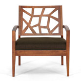 Baxton Studio Jennifer Twill Lounge Chair
