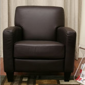 Baxton Studio Leather Chair
