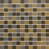 Cristezza Classic 11-3/4" x 11-3/4" Cristezza Classic Mosaic Glass Tile in Phaius