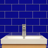 Subway 6" x 3" Tile in Midnight Blue