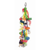 Small Real Wood with Hanging Blocks on Rope