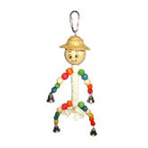 Farmer John with Bells Bird Toy