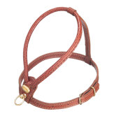 Fashion Leather Dog Harness in Brown