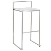 Genoa Counter Stool in White