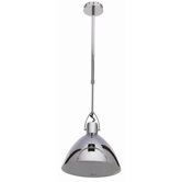 Pluto Pendant Lamp in Chrome