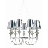 Getty Pendant Lamp in Chrome