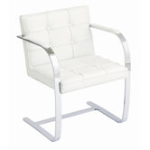 Julius Lounge Chair in White