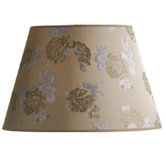 Carla Barrel Shade in Coffee / Gold