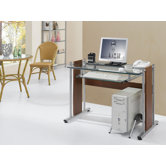 Computer Desk with Keyboard Tray