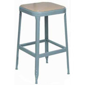Stool with Channel Brace Footrest