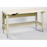 Ergo-Bench Work Station with Stringer: 72" W x 34" D