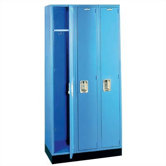 Quiet Door Locker - Single Tier - 3 Sections - No Legs or Louvers (Unassembled)
